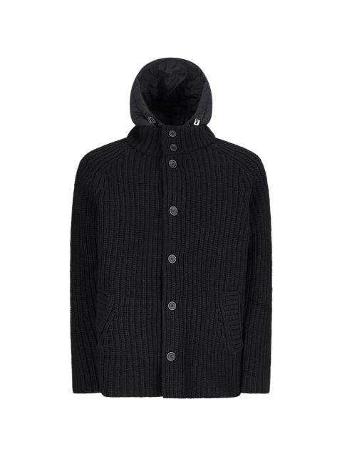 CARDIGAN IN INFINITY WOOL AND ECOAGE