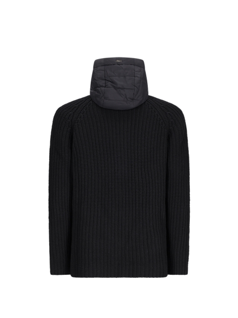 CARDIGAN IN INFINITY WOOL AND ECOAGE