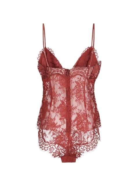 ILLUSTRATION LACE TEDDY