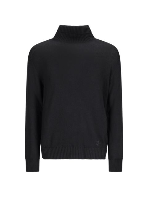 MAGLIONE A COLLO ALTO LAVORATO A MAGLIA