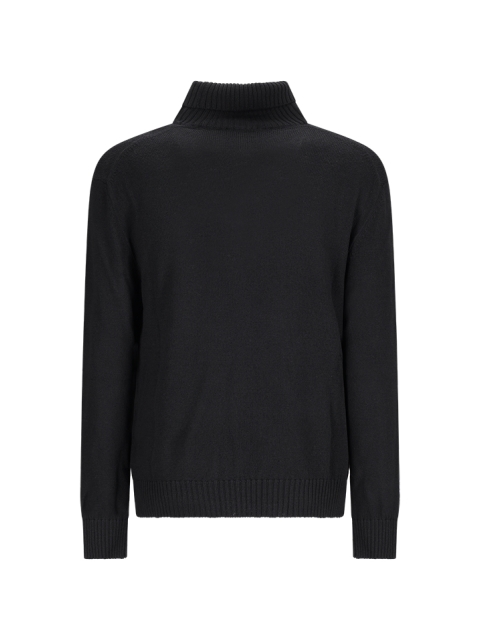 MAGLIONE A COLLO ALTO LAVORATO A MAGLIA