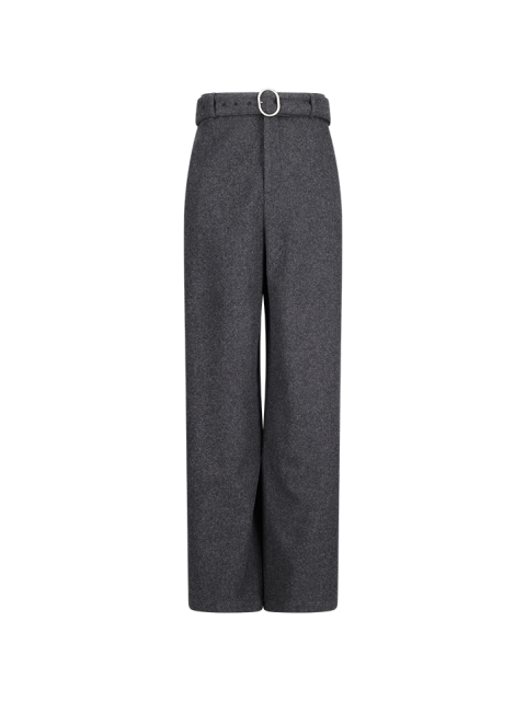 BELTED WIDE-LEG TROUSERS