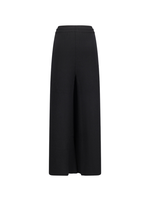 WIDE-LEG CASHMERE TRACK PANTS