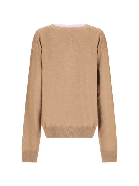LAYERED V-NECK JUMPER