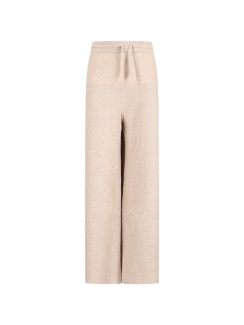 WIDE-LEG CASHMERE TRACK PANTS