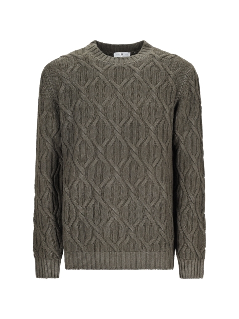 BRAIDED KNIT SWEATER