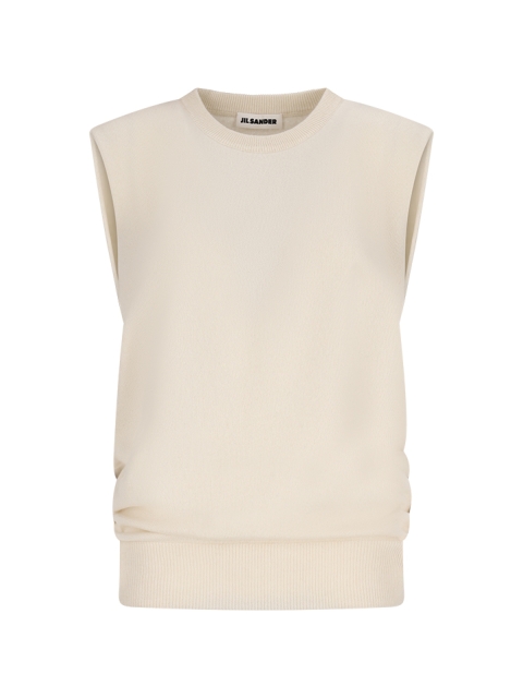 SLEEVELESS CASHMERE TOP