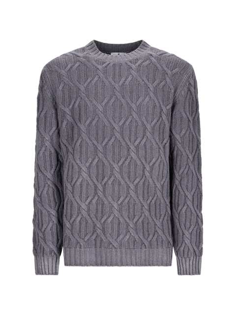 BRAIDED KNIT SWEATER