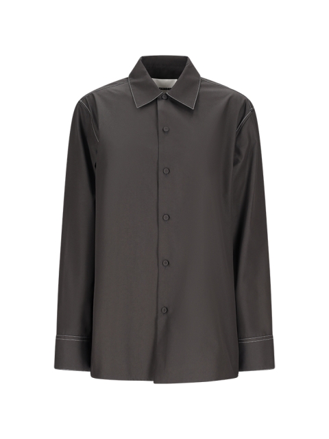 LONG SLEEVED SHIRT WITH CONTRASTING STITCHING