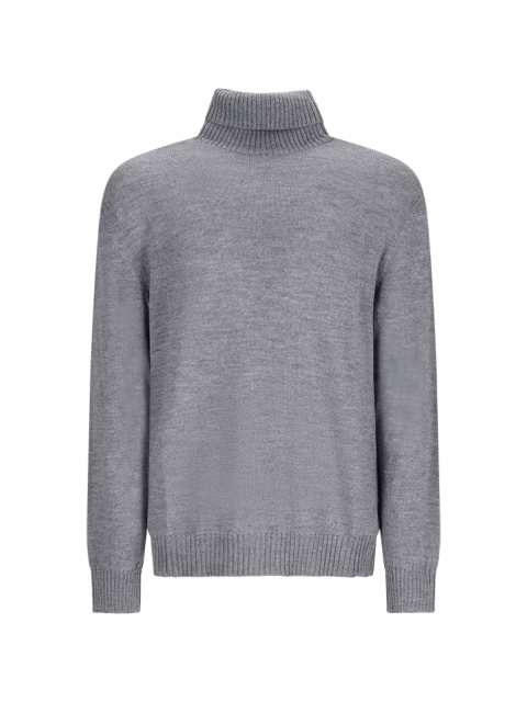 MAGLIONE A COLLO ALTO LAVORATO A MAGLIA