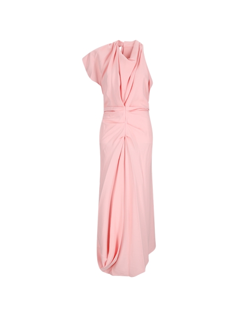 LONG DRAPED DRESS