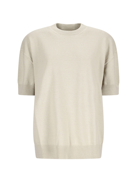 CREW-NECK KNITTED T-SHIRT