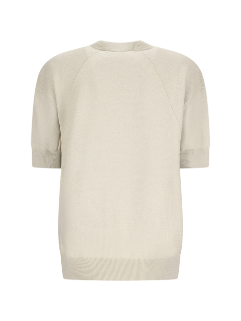 CREW-NECK KNITTED T-SHIRT
