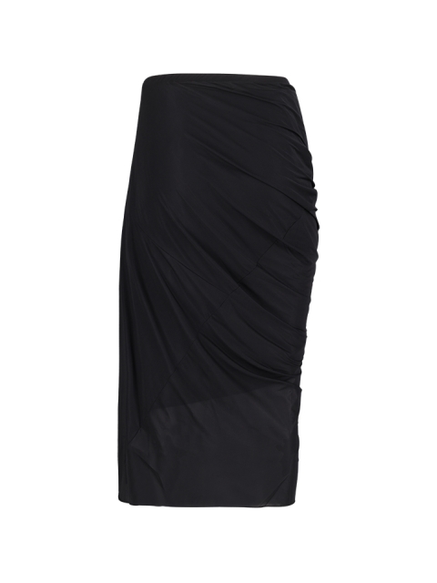 FITTED DRAPED SKIRT