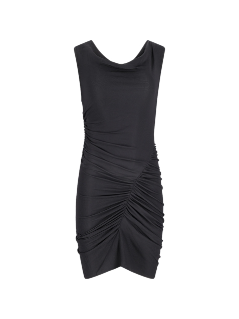 RUCHED MINI DRESS