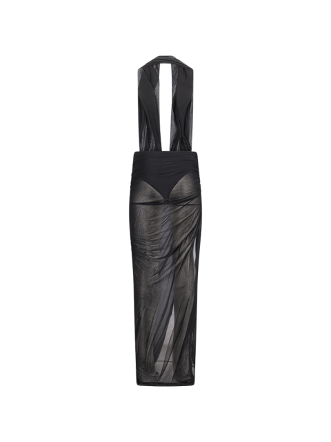 OPEN DRAPED GOWN
