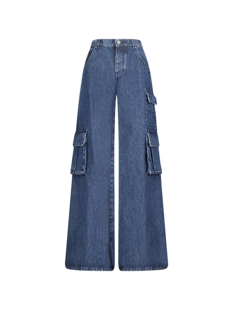 JEANS CARGO IN DENIM