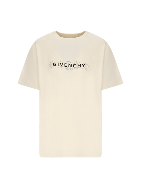 GIVENCHY REVERSE COTTON T-SHIRT WITH TAROT PRINT