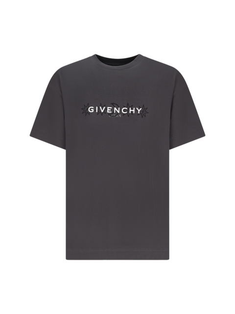 GIVENCHY REVERSE COTTON T-SHIRT WITH TAROT PRINT