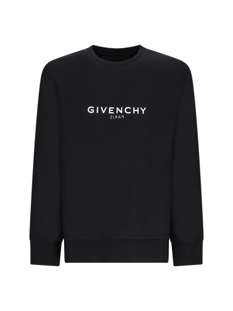 GIVENCHY REVERSE SLIM SWEATSHIRT IN BRUSHED FABRIC