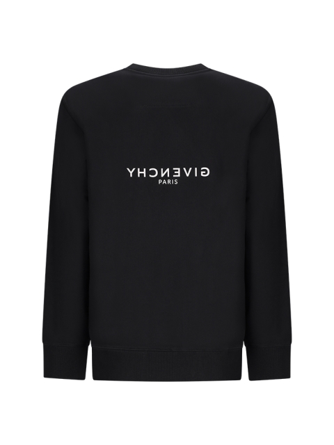 GIVENCHY REVERSE SLIM SWEATSHIRT IN BRUSHED FABRIC