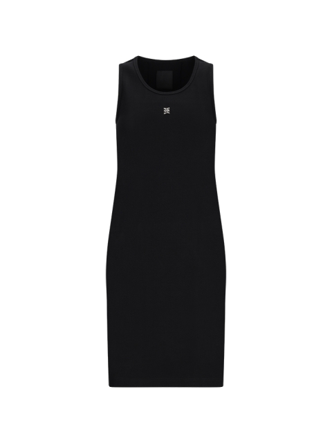 COTTON TANK DRESS WITH 4G DETAIL