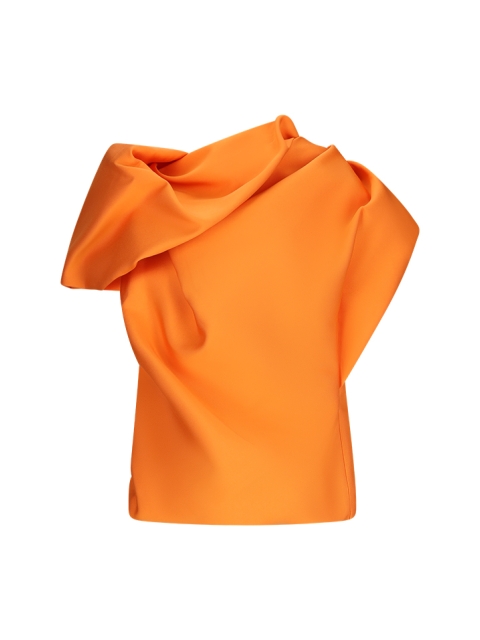 DRAPED SLEEVELESS TOP