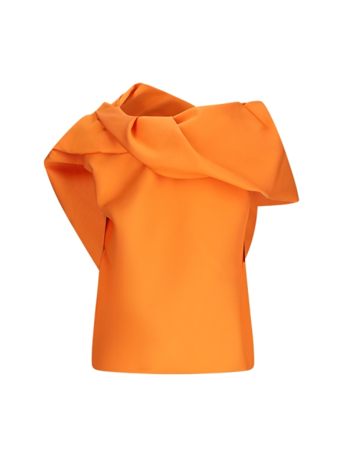 DRAPED SLEEVELESS TOP