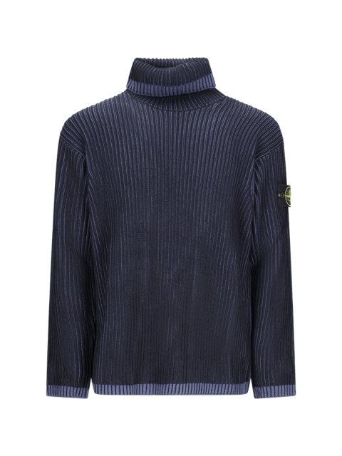 RIBBED TURTLENECK WOOL SWEATER