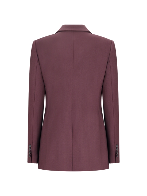 6 BUTTONS, DOUBLE BREASTED, PEAK LAPEL JACKET                                                       
