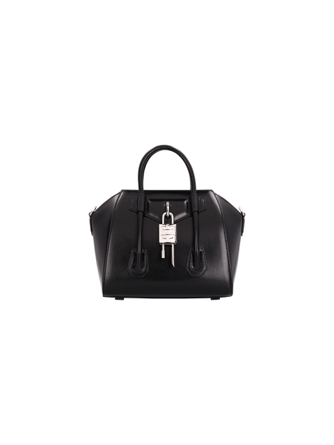 ANTIGONA LOCK MINI LEATHER BOX BAG