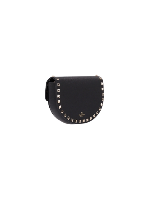 MINI ROCKSTUD SHOULDER BAG IN GARNET CALFSKIN