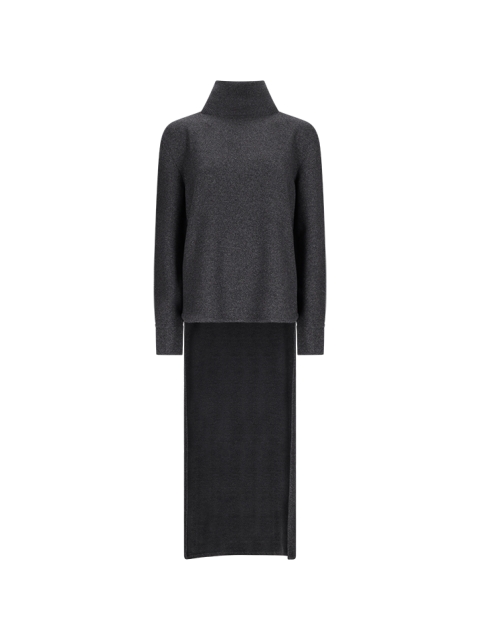 CASHMERE PULLOVER WITH TRAIN