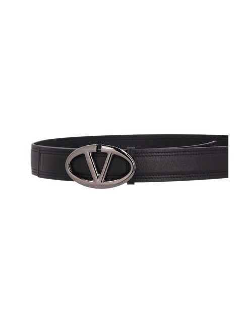 VLOGO LEATHER BELT
