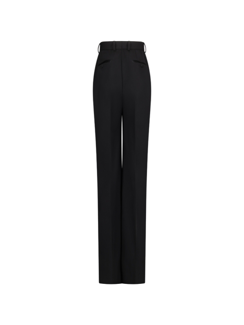 PANTALONI TUXEDO IN GABARDINA DI LANA