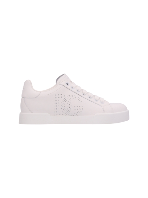 SNEAKERS PORTOFINO CON LOGO TRAFORATO