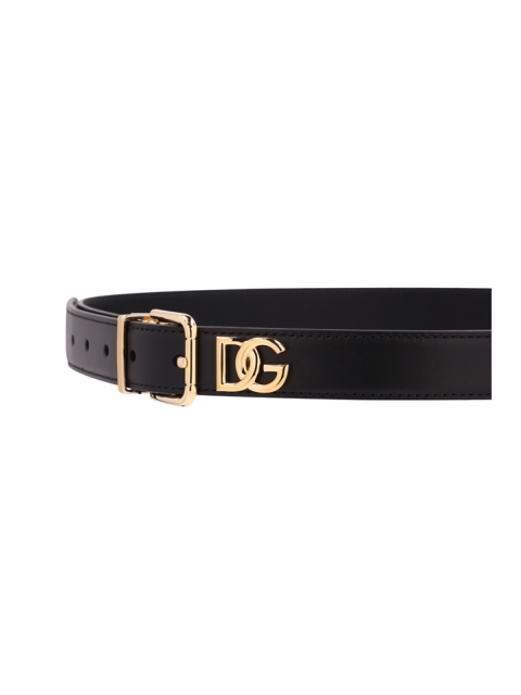 CINTURA IN PELLE CON PLACCA DG