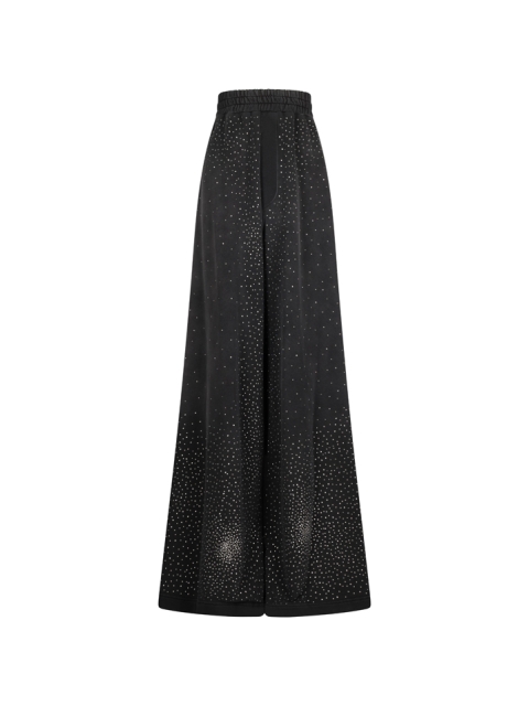 PANTALONI A PALAZZO CON STRASS