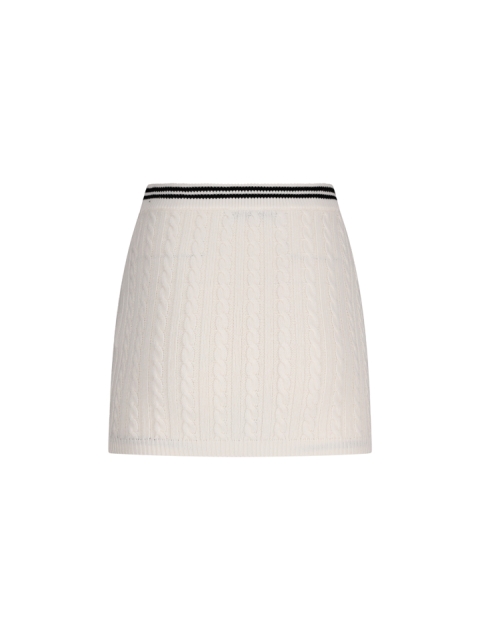 MINIGONNA IN COTONE