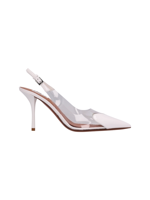 SLINGBACK LE CŒUR IN PELLE DI VITELLO VERNICIATA