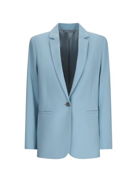 STRETCH WOOL BLEND BLAZER