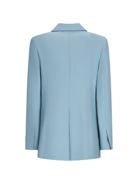 STRETCH WOOL BLEND BLAZER