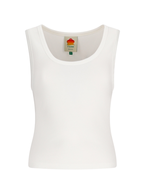 BANANA EMBROIDERED ORGANIC COTTON TANK TOP