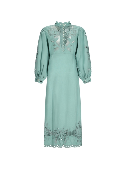 LONG SLEEVE MIDI DRESS