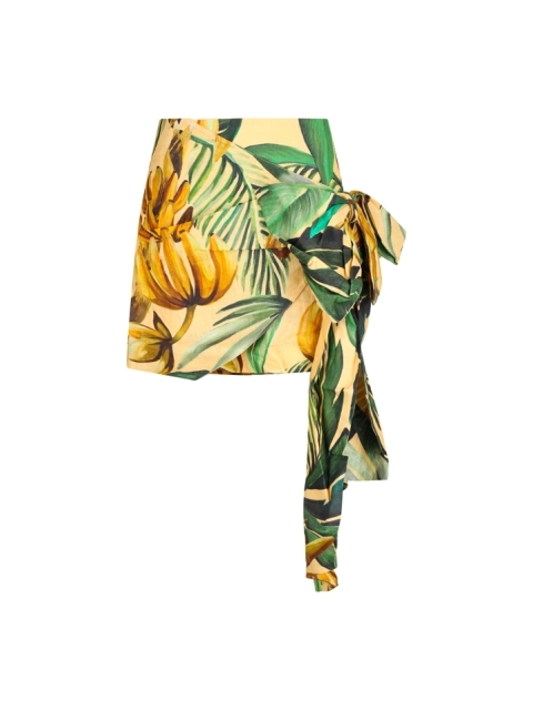 BANANART SIDE BOW MINI SKIRT
