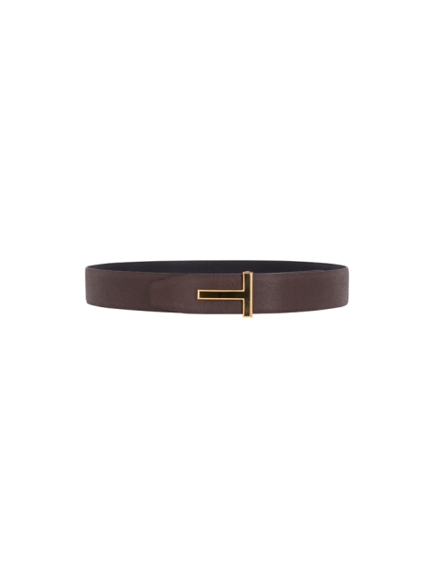 SMALL GRAIN LEATHER T ICON BELT