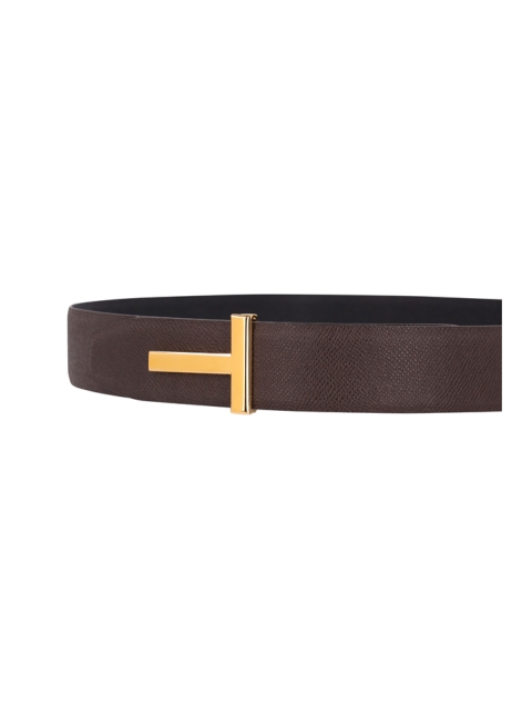 SMALL GRAIN LEATHER T ICON BELT