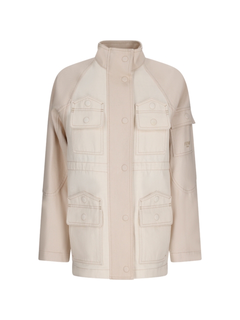 PARKA WHITE BICOLOR
