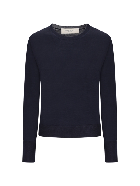 GOLDEN W'S REGULAR KNIT CREW NECK LIGHT WOOL MERINO