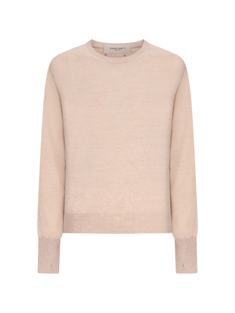 GOLDEN W'S REGULAR KNIT CREW NECK LIGHT WOOL MERINO